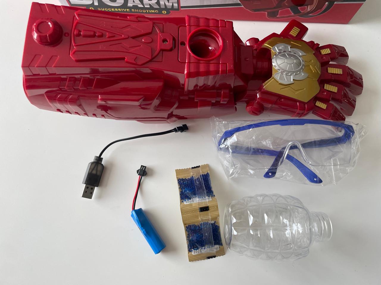 Miniatura 2 de Pistola Iron Man Hidrogel Mano Robot